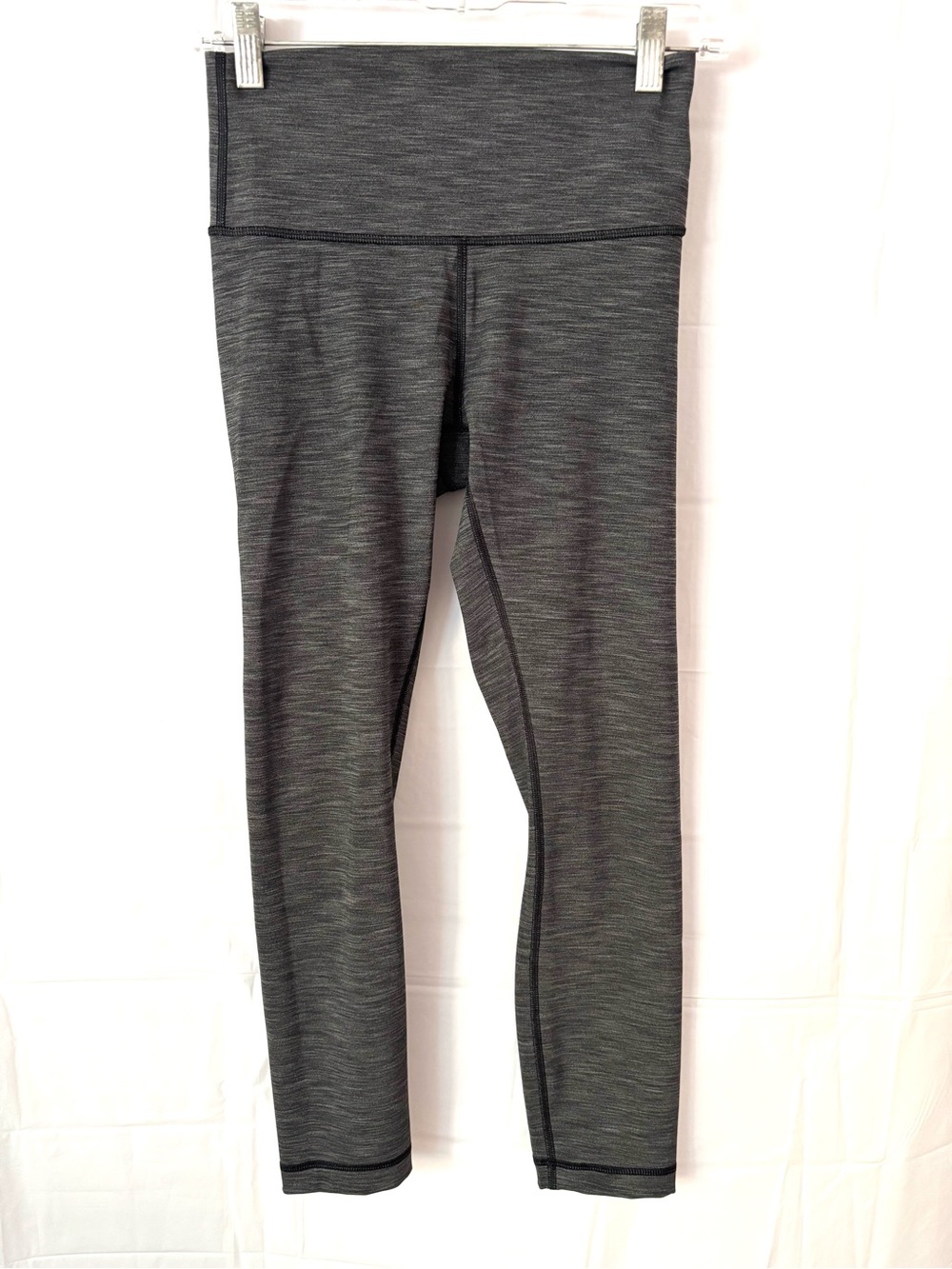 Lululemon Gray Wunder Under High-Rise Leggings Heathered Balletcore SZ 6 Worn 1X